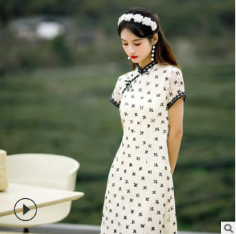 復古文藝老上海禮服